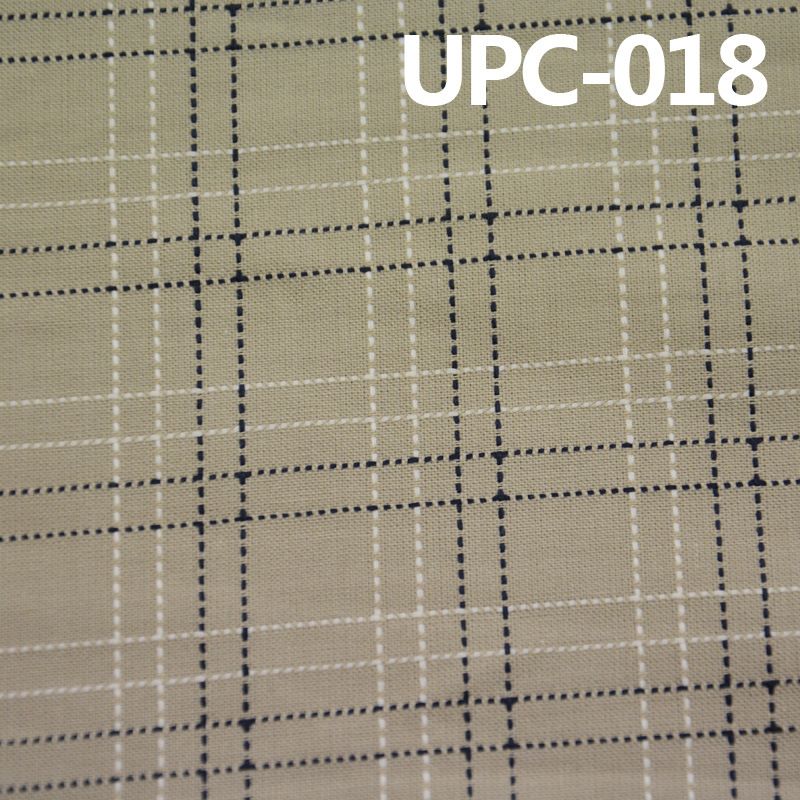 纯棉色织 139g/m2 57/58"  全棉色织布 UPC-018C